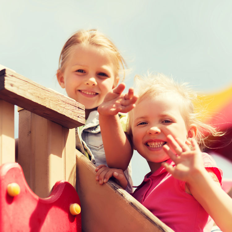 Playing at Petrie Preschool